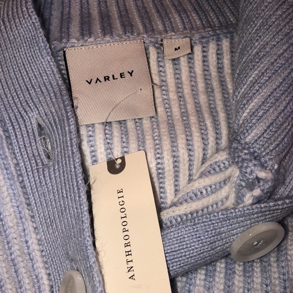 VARLEY BY ANTHROPOLOGIE FILEY MIX RIB SWEATER new with tags size medium - Picture 10 of 13